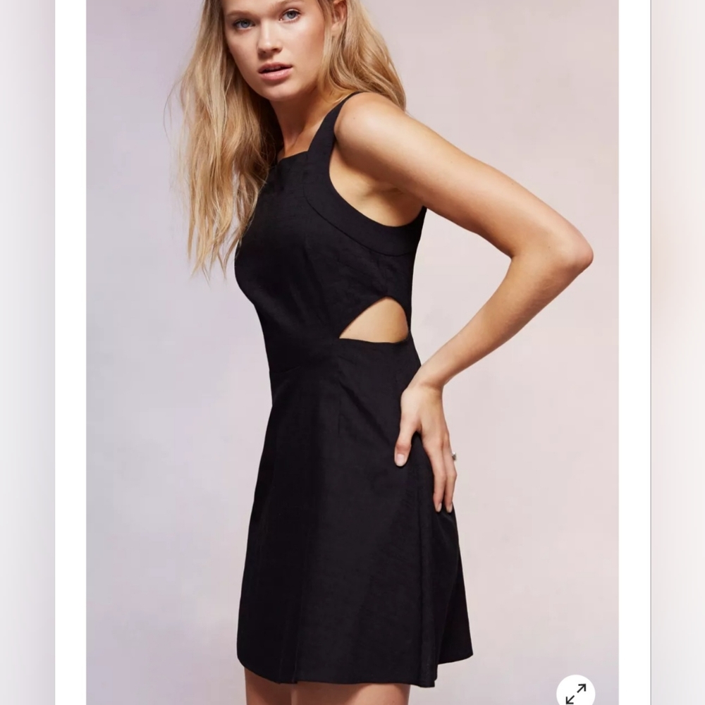Urban Outfitters Ecote cutout dress, 100% cotton in Black